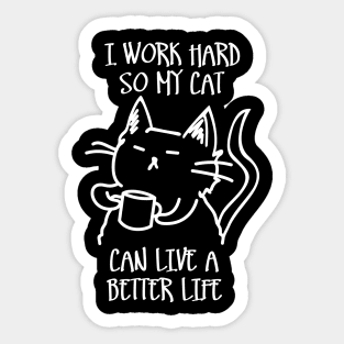 work for my cat Sticker